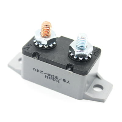 20A 30A 40A 50A Thủ công Thiết lập lại mạch quá dòng Bộ ngắt mạch Loại nhựa Cánh bu lông