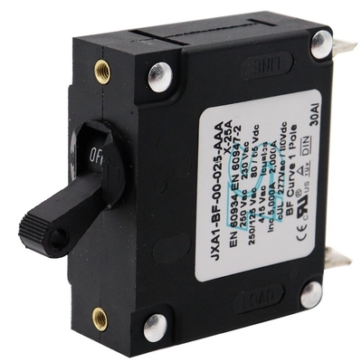 Bộ ngắt mạch 1-50A Thiết lập lại nút quay bộ bảo vệ quá tải hiện tại cho nhà đóng tàu phương tiện
