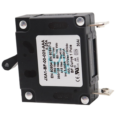 Bộ ngắt mạch 1-50A Thiết lập lại nút quay bộ bảo vệ quá tải hiện tại cho nhà đóng tàu phương tiện
