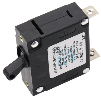 Bộ ngắt mạch 1-50A Thiết lập lại nút quay bộ bảo vệ quá tải hiện tại cho nhà đóng tàu phương tiện