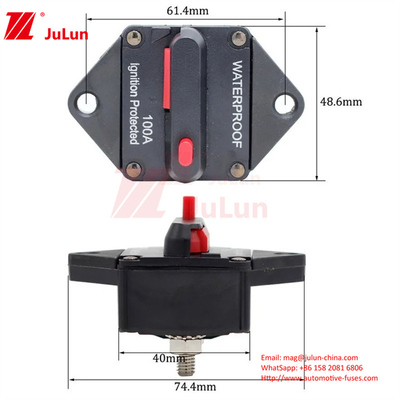Durable Auto Yacht RV Circuit Breaker Automatic Break Protection Can Restore The Break Switch Safety Seat Circuit Protec