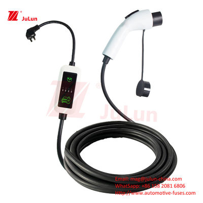 Súng sạc năng lượng mới Súng sạc tiêu chuẩn châu Âu loại 2 Sạc xe điện 7KW Đồ xách trên xe