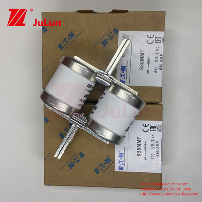 BUSSMAA 690V Năng lượng định số đồng gốm 630MMT Bộ an toàn ô tô 630A M6/M8 Cài đặt