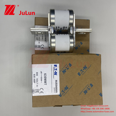 630MMT 690V BUSSMANN gốm đồng đôi tấm phẳng Bolt loại Fuse 630A Điện điện 0.43kg Trọng lượng