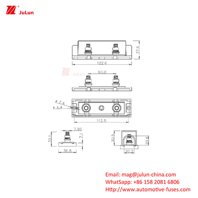 ANS/MIDI nhỏ Good Fuse Holder Motor Boat Quay mạch tự động không thiết lập lại