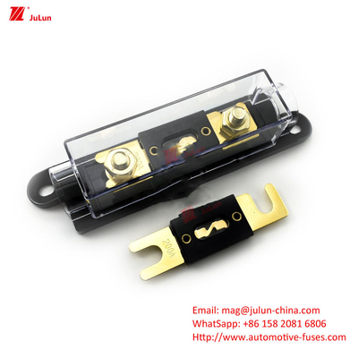Hai cực phụ tùng ô tô Vàng vật liệu tiếp xúc kích thước bên ngoài Bộ giữ bộ an toàn / hộp
