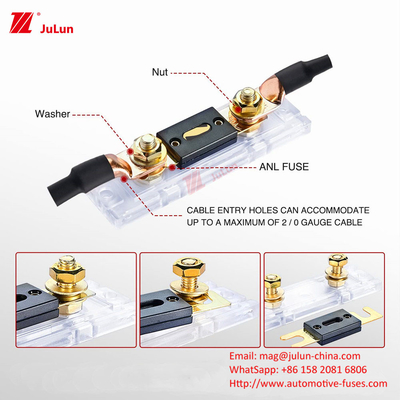 Xe 30-500AMP Năng lượng định số 32V Xe tự động thiết lập lại bộ ngắt mạch BX2141A-1 Bộ phận hộp an toàn xe