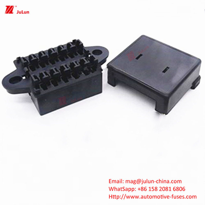 Kích thước bên ngoài Tiêu chuẩn EU UL 30A-500A Bolt Fuse Holder Fuse Box Automotive Circuit Protection Nylon Fuse Holder