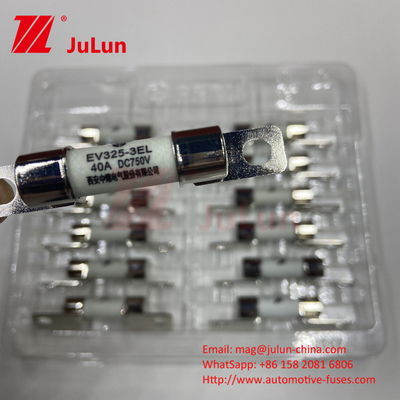 Quartz Sand Out Pipe 10A - 100A Bolted Electric Fuse For Charger 30A 50A 750VDC EV Fuse Hey Có phù hợp F