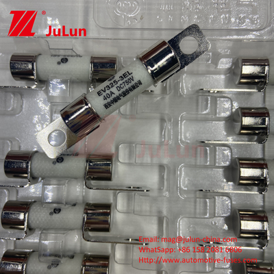 DC750V 10A-100A Boxed EV Fuse For Electric Vehicle Traction System Energy Storage 25A 30A 50A EV Fuse