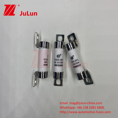 Động cơ điện Phòng an toàn bị bóp Phòng an toàn năng lượng EV Fuse 40A Tính năng Xây dựng được bóp Cụ thể