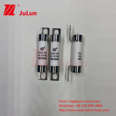 EV325 5FLL DC750V 10A 15A 20A Với Ex10A-100A EV sạc an toàn với CeramicSand ống bên ngoài