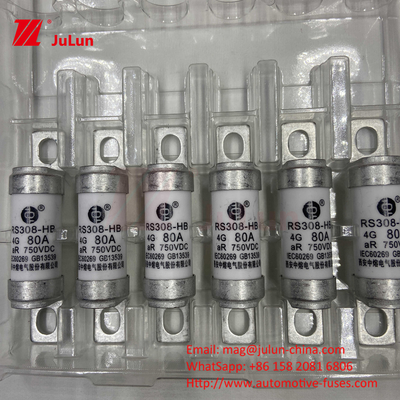 Fuse xe điện EV cho DC750V FUSE DC750V 10A 15A 20A 25A 30A Cho ứng dụng ô tô RS308
