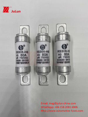 100A80A 750VDC Lưu trữ năng lượng 10A 25A 30A 50AEV Năng lượng Micro Fuse với bảo vệ thông minh cho hệ thống kéo điện