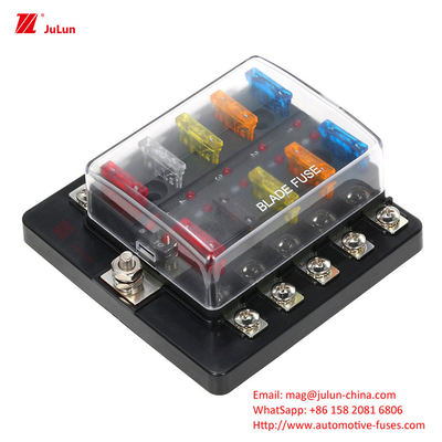 Eu UL Tiêu chuẩn Bolt loại đồng Auto Fuse Holder 30A-500A Auto Fuse Box Assembly