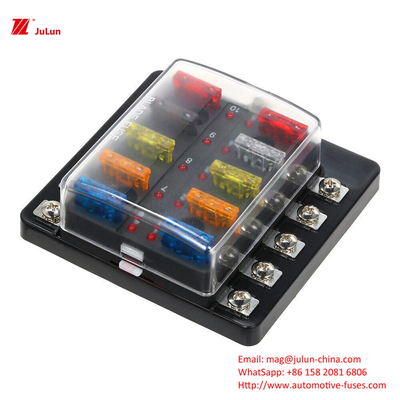 Eu UL Tiêu chuẩn Bolt loại đồng Auto Fuse Holder 30A-500A Auto Fuse Box Assembly