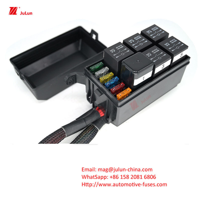 Hộp bảo hiểm xe hơi 10 chiều hàng đơn BX2103 50A Vàng Phụ tùng phụ tùng xe hơi Bộ giữ bảo hiểm EU UL Chứng nhận