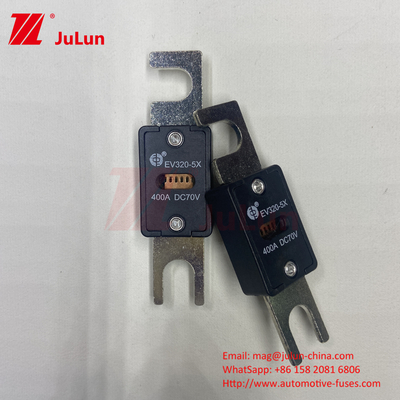 EV320-5X-350A-N 70VDC 6kA Ceramic Copper Electric Vehicle Fuse cho an toàn hệ thống kéo EV