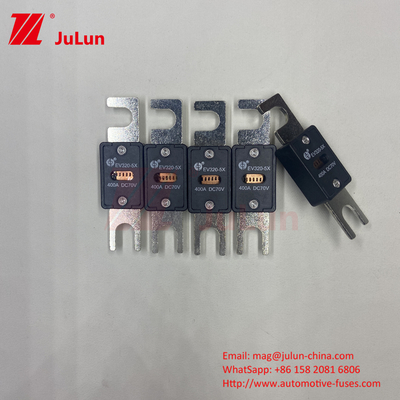 Xe điện EV320-5X-500A-N Sắt đồng đen Blade Automotive Fuses 100A-150A