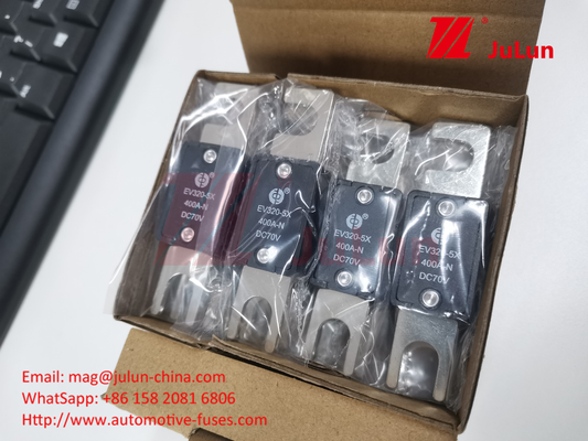 Xe điện EV320-5X-500A-N Sắt đồng đen Blade Automotive Fuses 100A-150A