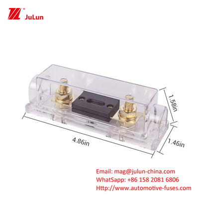 Đỏ Đen silicone điện áp thấp Fuse Holder