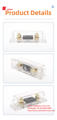 Đỏ Đen silicone điện áp thấp Fuse Holder