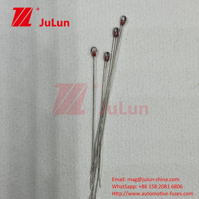Bộ cảm biến nhiệt độ NTC Sợi sợi nhựa màu đỏ đo nhiệt độ Thermistor Bộ cảm biến nhiệt độ 100K3950