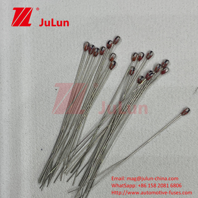 Bộ cảm biến nhiệt độ NTC Sợi sợi nhựa màu đỏ đo nhiệt độ Thermistor Bộ cảm biến nhiệt độ 100K3950