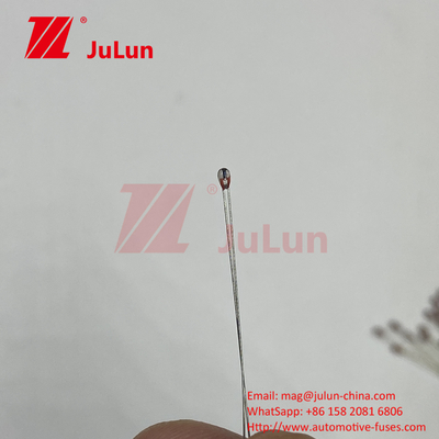 R25=5K 1% MF52B Sợi kim loại Đen nhỏ Thermistor đầu đen 10K50K100K Smart Water Cup Charging Bank