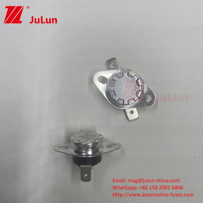 Thermistor đầu đồng KSD301 Máy nhiệt độ với độ lệch nhiệt độ ± 5 độ và chu kỳ đời ≥100000 lần