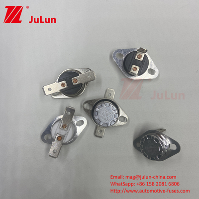 KSD301 Thermistor nhiệt độ cảm biến Kháng mạch thấp ≤50mΩ Giá trị ban đầu