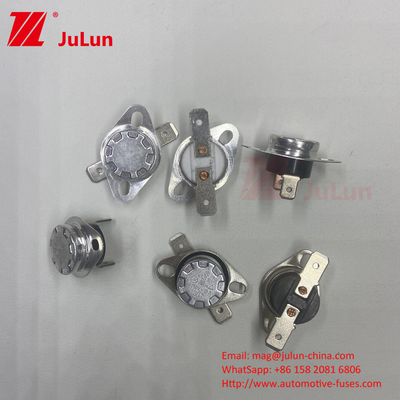 KSD301 KSD302 Nhiệt độ được kích hoạt khi tắt công tắc thiết lập lại bằng tay Loại RoHS được phê duyệt
