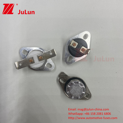 Chuyển đổi điều khiển nhiệt độ bình thường đóng / mở KSD301 Bimetal Thermostat Manual Reset Thermal Cut Out Switch