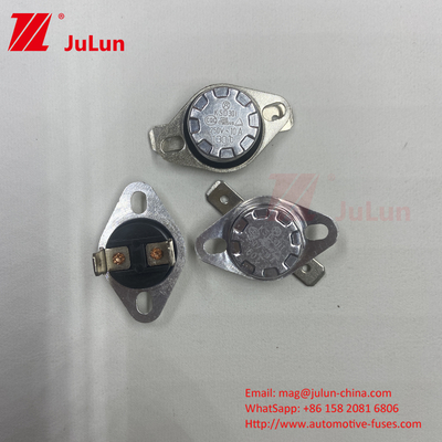 KSD301 KSD302 KSDCBimetal Thermostat tùy chỉnh, AC 125V 250V Định giá chuyển đổi đĩa nhiệt