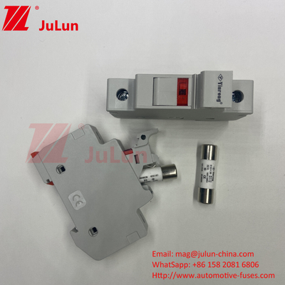 1000VDC Solar PV Fuse Holder với 30kA 32A 63A 125A Din Rail Mounting Fuse Holders Fuse Holder B