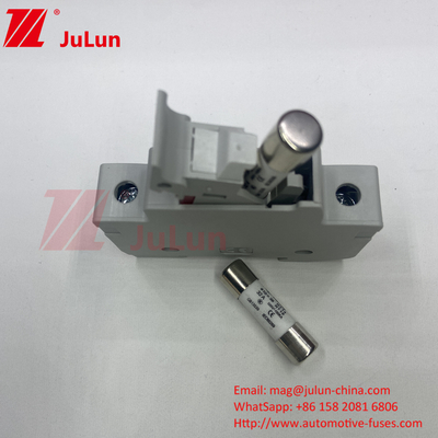 Nhà máy chuyên nghiệp BYPV-18 1pole 16a 1000v Dc Din Rail Fuse Holder với 1500v Dc Fuse cho mặt trời