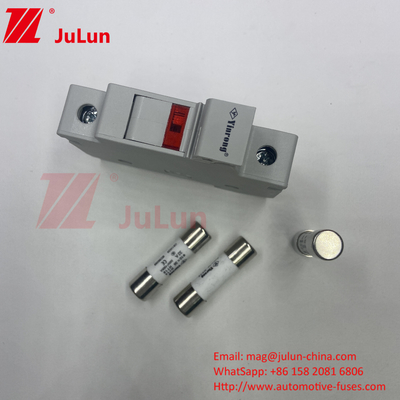 Bộ giữ bộ an toàn năng lượng mặt trời PV với bộ an toàn hướng dẫn DIN 10A-63A Cơ thể gốm