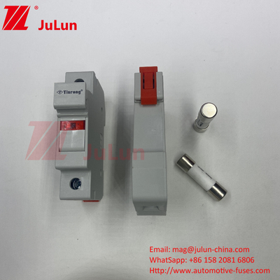 10A-63A Fuse hình trụ để bảo vệ hệ thống năng lượng mặt trời Fuse mặt trời DC 1000V PV 6A 10A 15A 20A 25A 30A Năng lượng cao