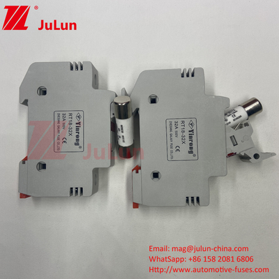 Din Hướng dẫn Fuse Holder DIN Đường sắt Mặt trời Fuse Holder Mặt trời DC 1000V PV Fuses 6A 10A 15A 20A 25A 30A cao V