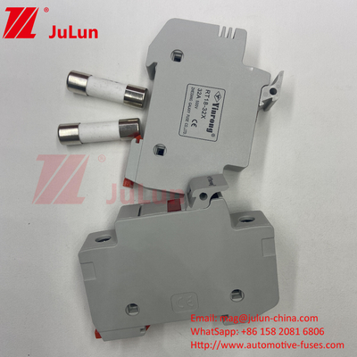 Fuse PV mặt trời cho Inverter quang điện mặt trời PV-32X 1000V 32A Fuse hoạt động nhanh Bảo vệ mạch DC Fuse Solar Man