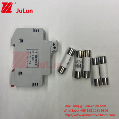 Fuse Photovoltaic Inverter Mặt trời cho nhiệt độ cực 40A DC 1500 FUSE Holder phù hợp với 14 * 51mm