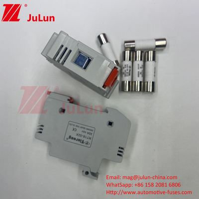 Fuse Photovoltaic Inverter Mặt trời cho nhiệt độ cực 40A DC 1500 FUSE Holder phù hợp với 14 * 51mm