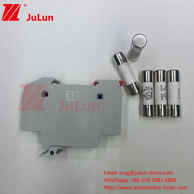 Mặt trời PV Inverter Cylindrical Fuse. Fuse Holder 1000V DC Fuse Holder cho hệ thống tấm pin mặt trời 25A 32A AC
