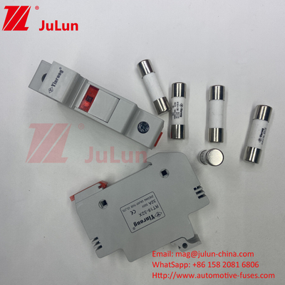 10x38mm Ceramic Solar PV Fuse cho bảo vệ module quang điện