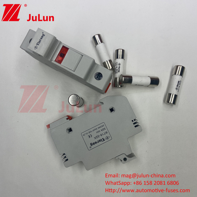 10x38mm Ceramic Solar PV Fuse cho bảo vệ module quang điện