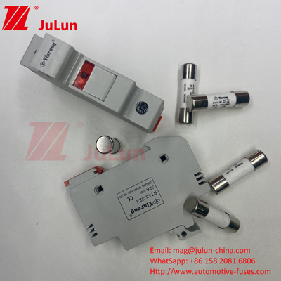 1500VDC High Voltage Solar Fuse Marine Solar Fuse cho Inverter quang điện mặt trời