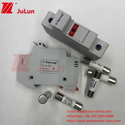 1000V Photovoltaic Fuse Holder Với 15A 10x38mm Photovoltaic Fuse Solar Dc Fuse Holder 1000v Với Fuse Link Giá rẻ