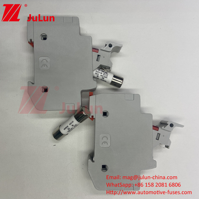 Silver Element Solar PV Fuse Cho IEC60269.6 Tiêu chuẩn Din Guide Fuse Holder