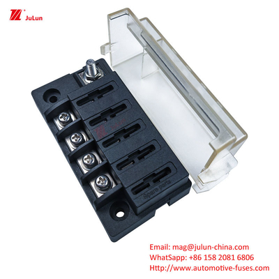 Các bộ phận xe hạng nặng 30A-500A Điện áp định số 32V Khóa bảo vệ mạch Fuse Box cho nhà máy điện