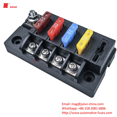Các bộ phận xe hạng nặng 30A-500A Điện áp định số 32V Khóa bảo vệ mạch Fuse Box cho nhà máy điện